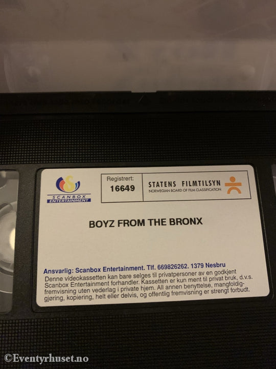 Boyz From The Bronx. 2000. Vhs. Vhs