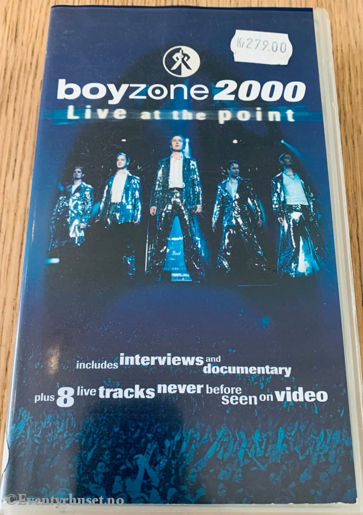 Boyzone - Live At The Point. 2000. Vhs. Vhs