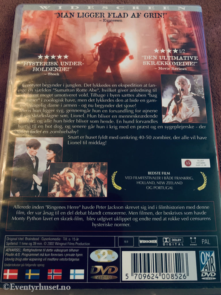 Braindead Widescreen Edition av Peter Jackson. 1992. DVD. DVD