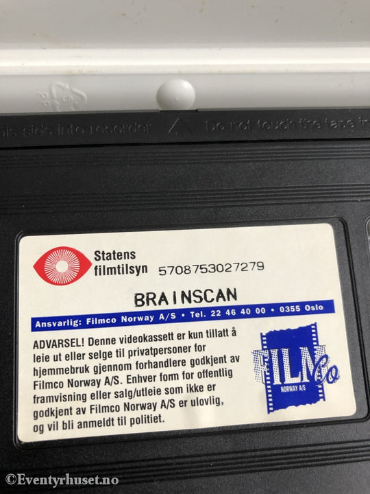 Brainscan. 1993. Vhs. Vhs