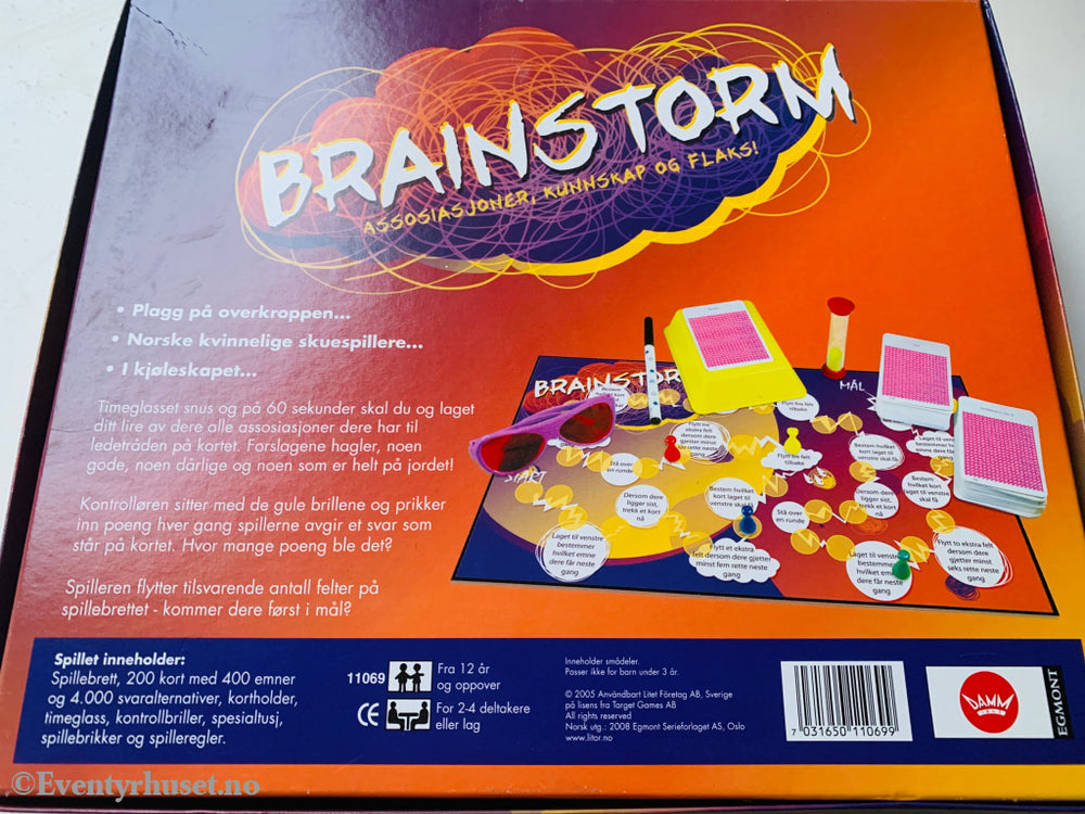 Brainstorm – Assosiasjoner, kunnskap og flaks!. Brettspill