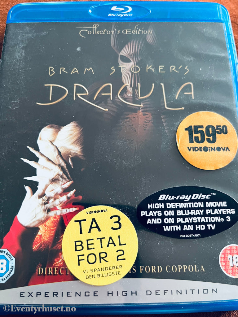 Bram Stoker’s Dracula. 1992. Blu-Ray. Blu-Ray Disc