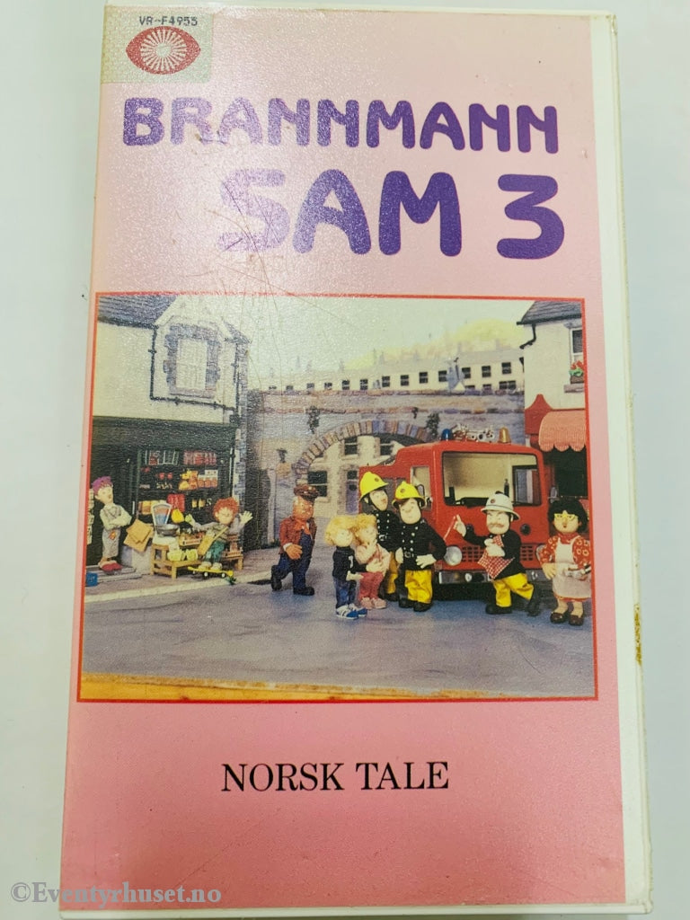 Brannmann Sam 3. 1988. Vhs. Vhs