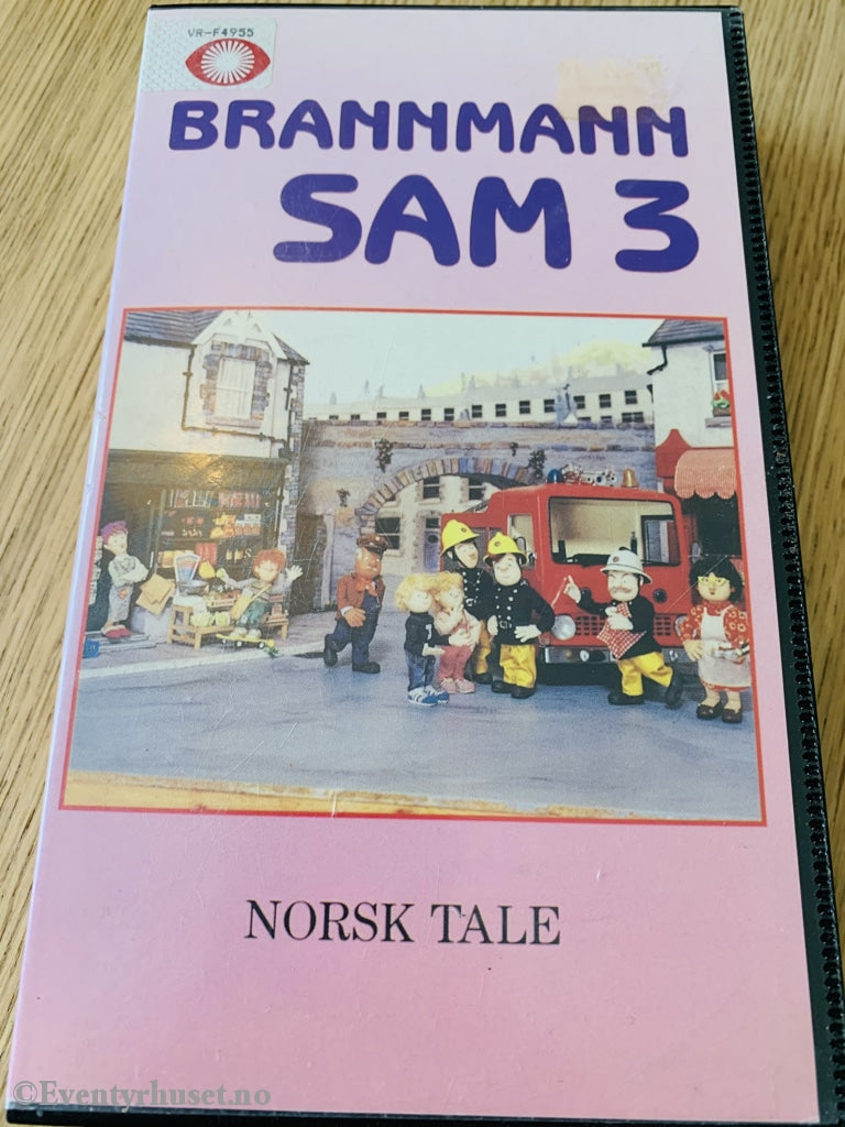 Brannmann Sam 3. 1988. Vhs. Vhs