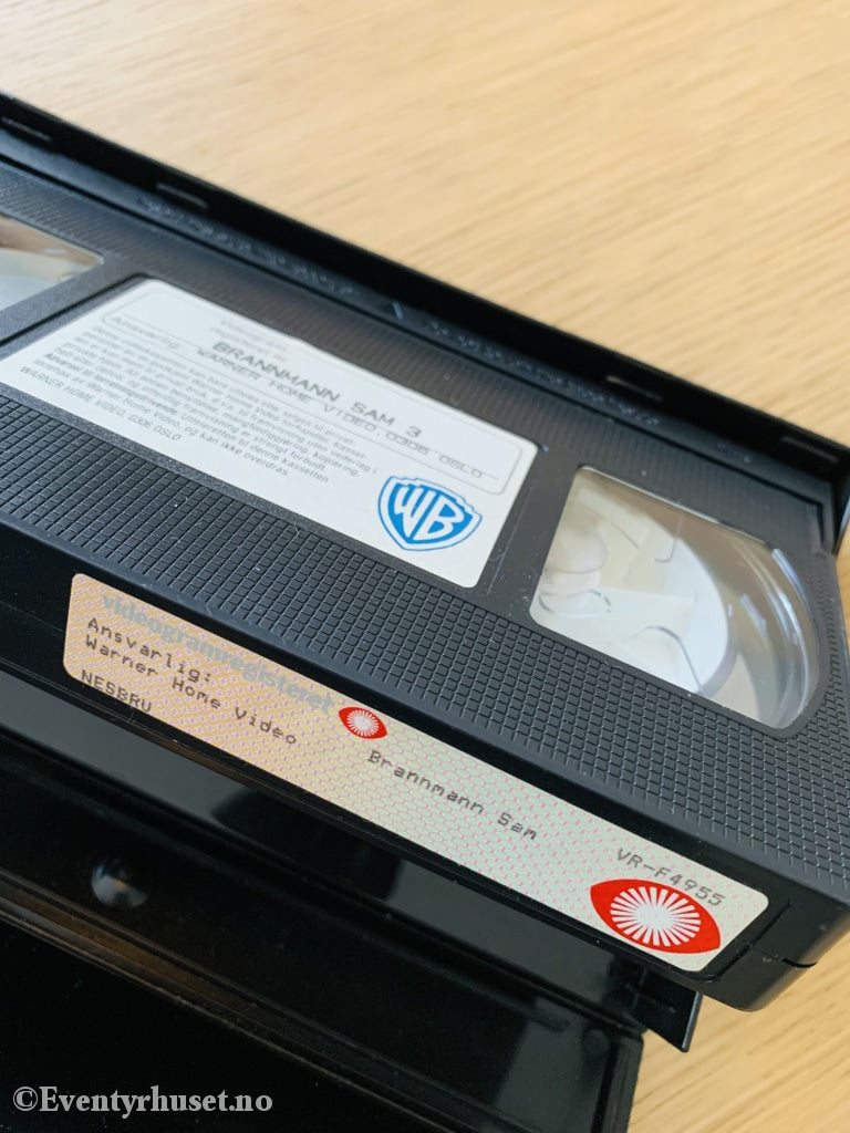 Brannmann Sam 3. 1988. Vhs. Vhs