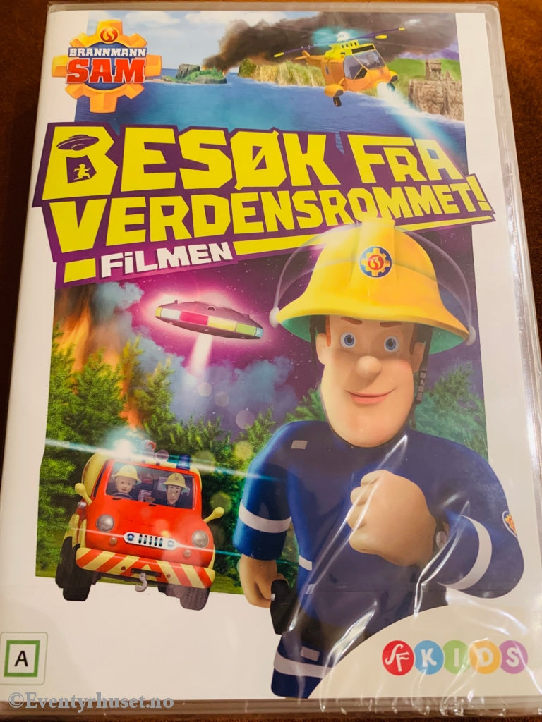Brannmann Sam - Besøk Fra Verdensrommet. 2017. Dvd. Ny I Plast! Dvd