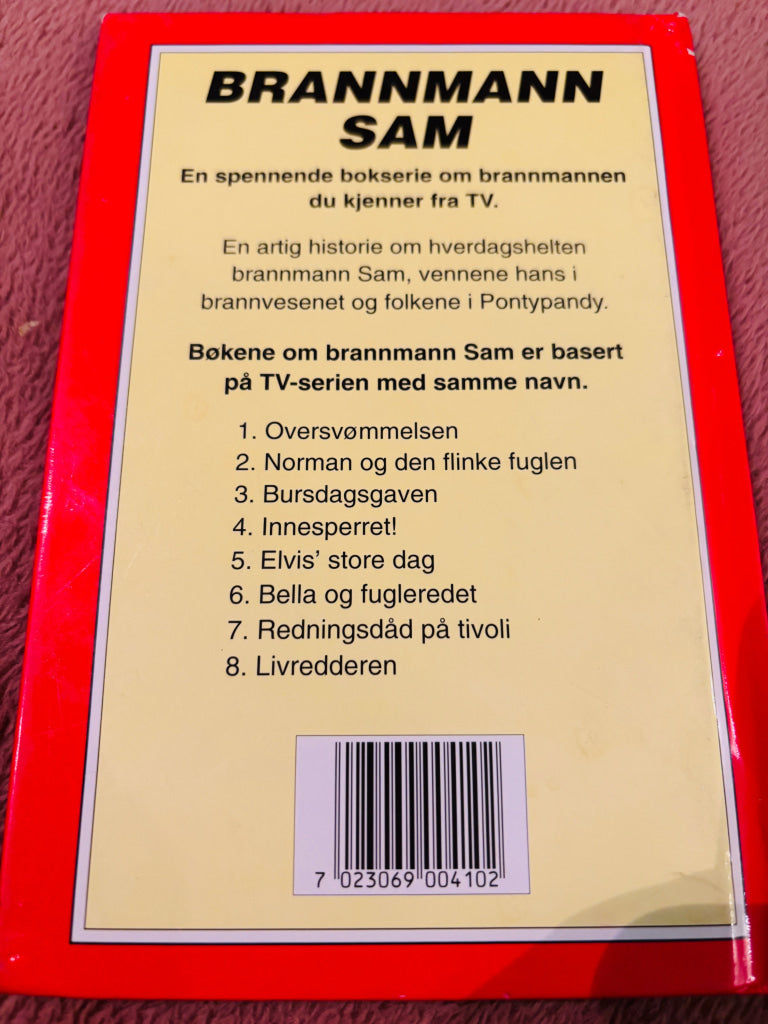 Brannmann Sam – Elvis' store dag. Bok.