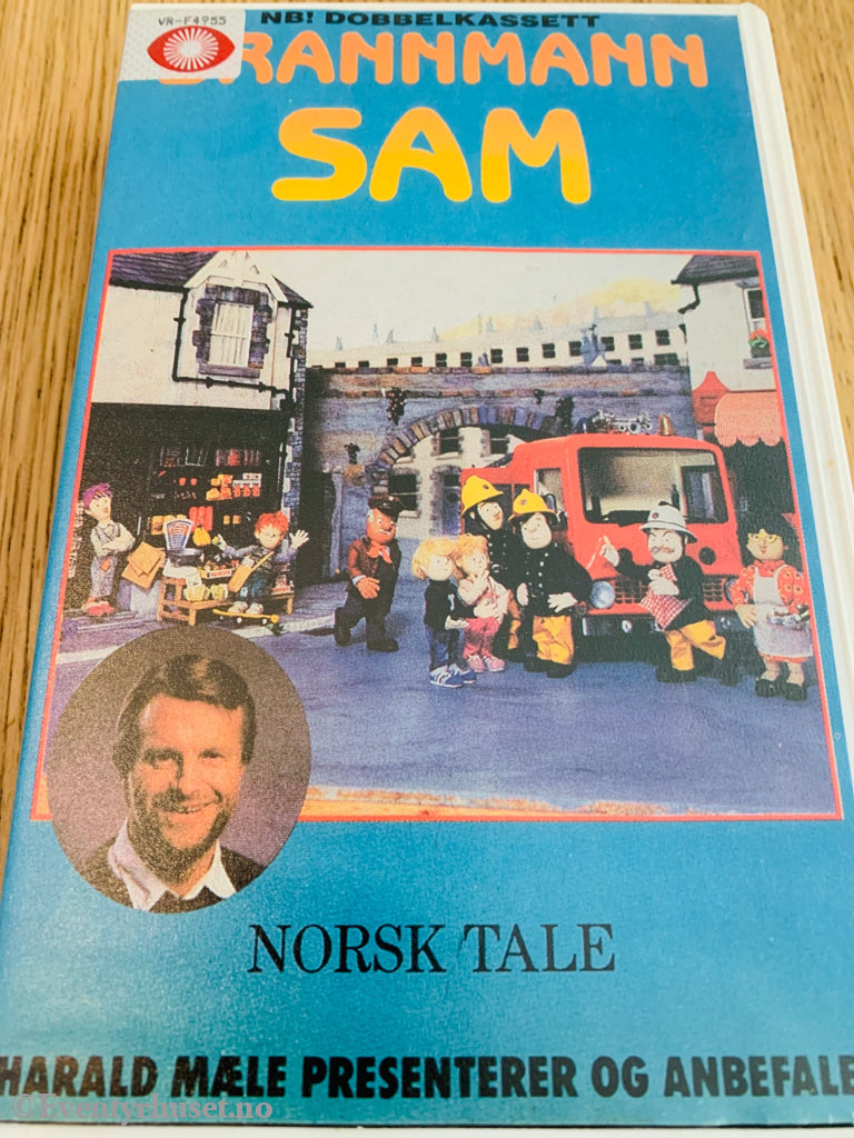 Brannmann Sam. Harald Mæle Presenterer Og Anbefaler. Dobbeltkasett. Versjon 2. 1986/1990. Vhs. Vhs