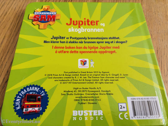 Brannmann Sam. Jupiter og skogbrannen. Bok.