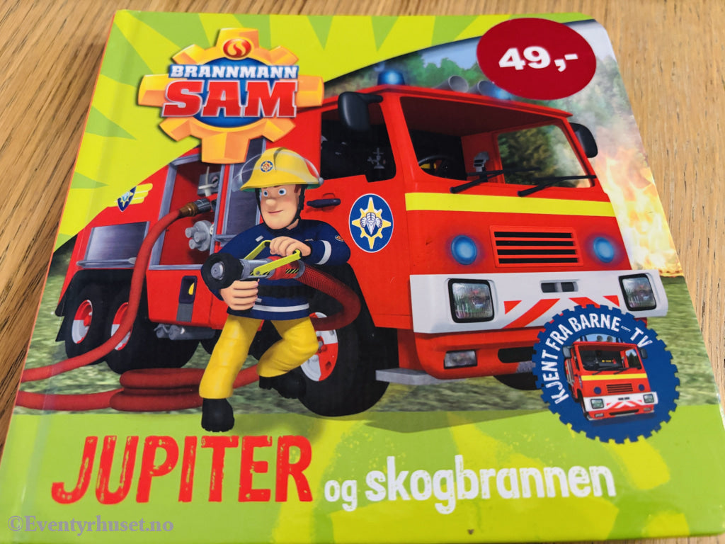 Brannmann Sam. Jupiter og skogbrannen. Bok.