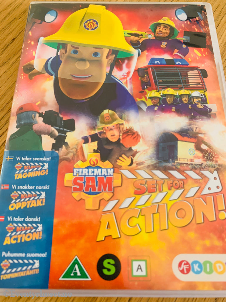 Brannmann Sam: Set for Action! (2018). DVD.