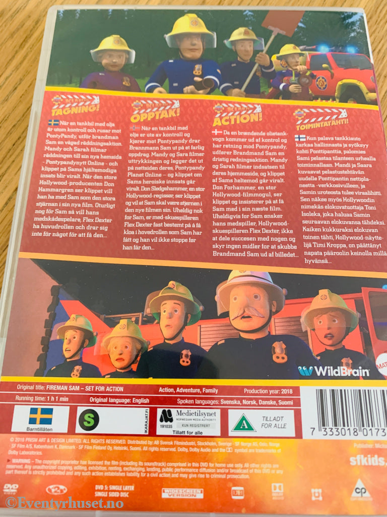 Brannmann Sam: Set for Action! (2018). DVD.