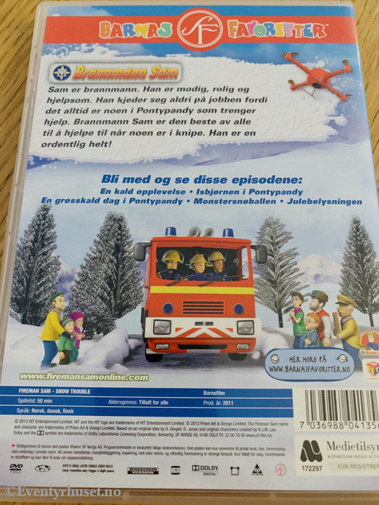 Brannmann Sam - Snø-Trøbbel. 2011. Dvd. Dvd