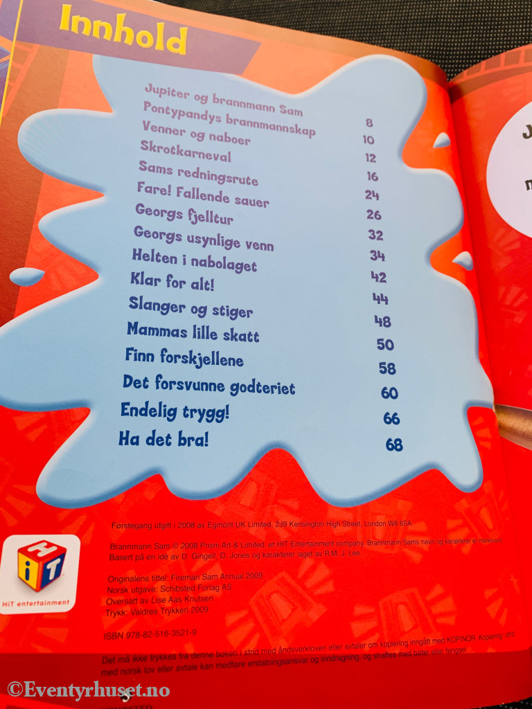 Brannmann Sam – Til aksjon!. Barnebok.