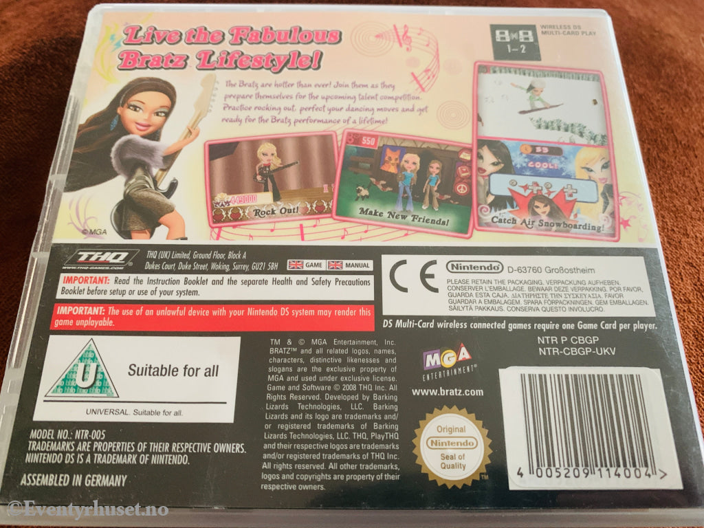 Bratz: Girlz Really Rock, 2008. Nintendo DS-spill.