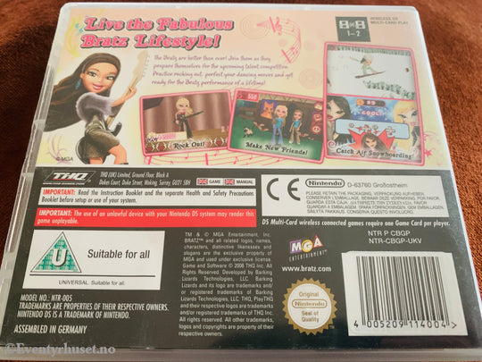 Bratz: Girlz Really Rock, 2008. Nintendo DS-spill.