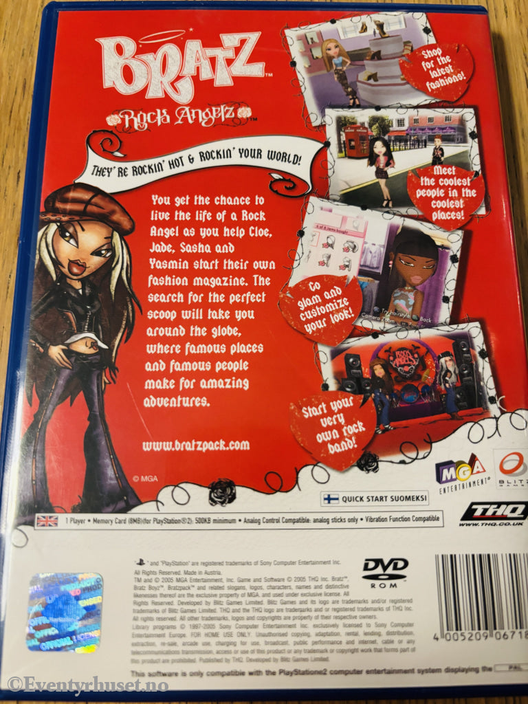 Bratz: Rock Angelz. PS2-spill