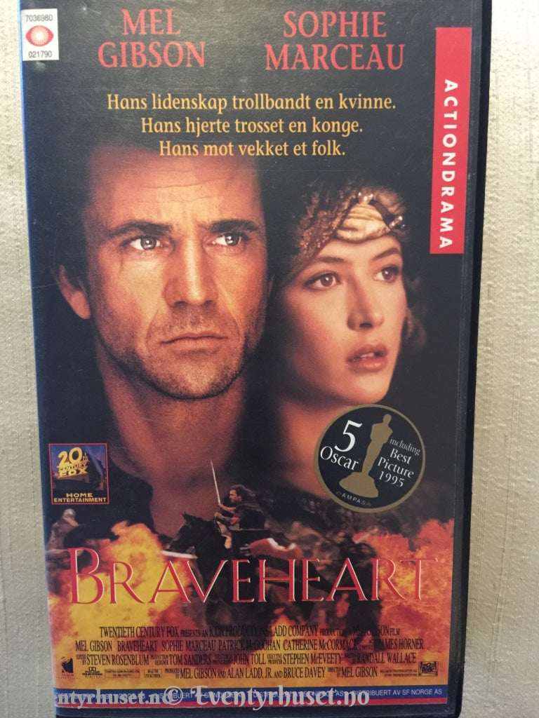 Braveheart. 1995. Vhs. Vhs