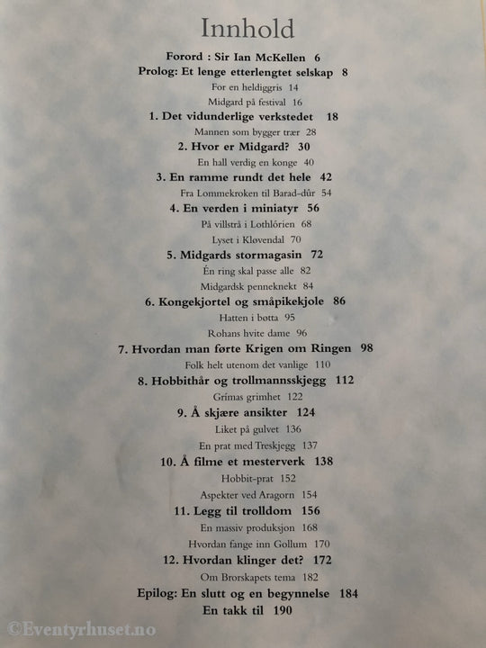 Brian Sibley. Ringenes Herre - To Tårn. En Bak-Kulissene Guide. 2002. Faktabok