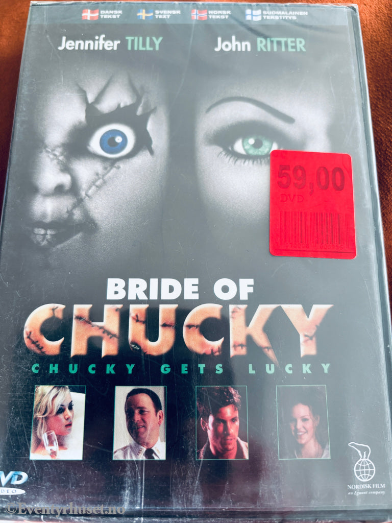 Bride of Chucky. DVD. Ny i plast!