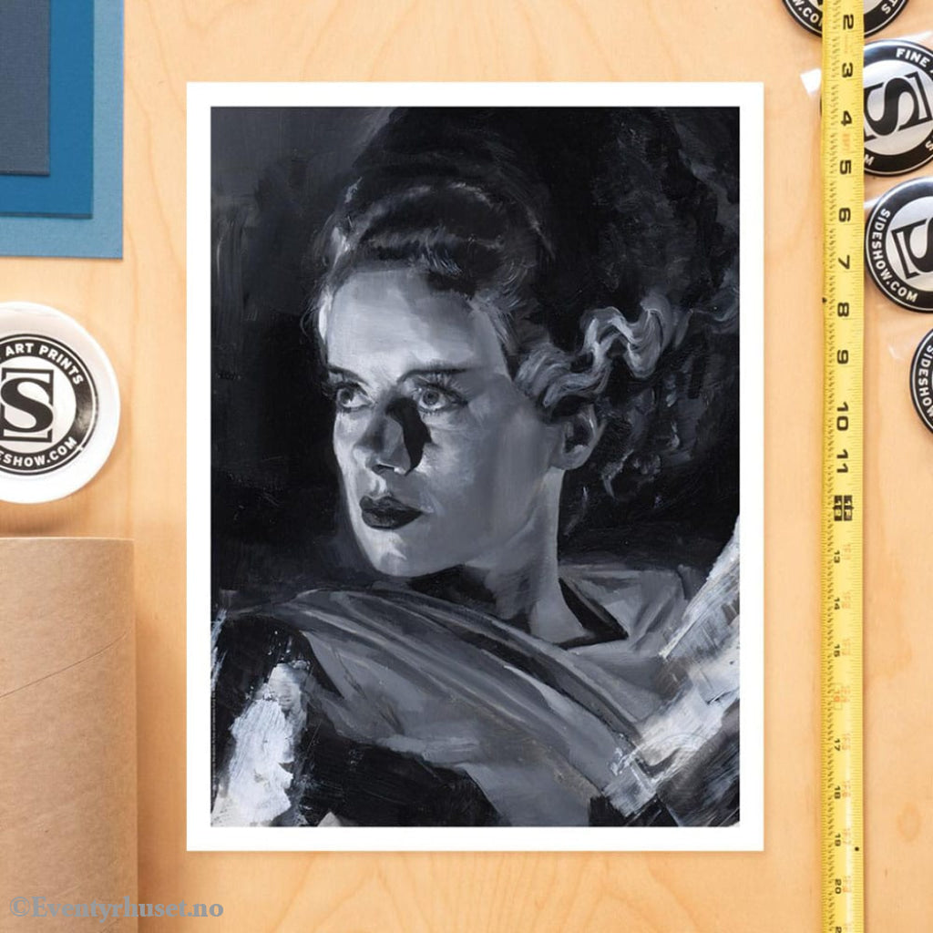 Bride of Frankenstein Art Print Bride of Frankenstein by Chris Valentine 41 x 31 cm - unframed Home & Gifts