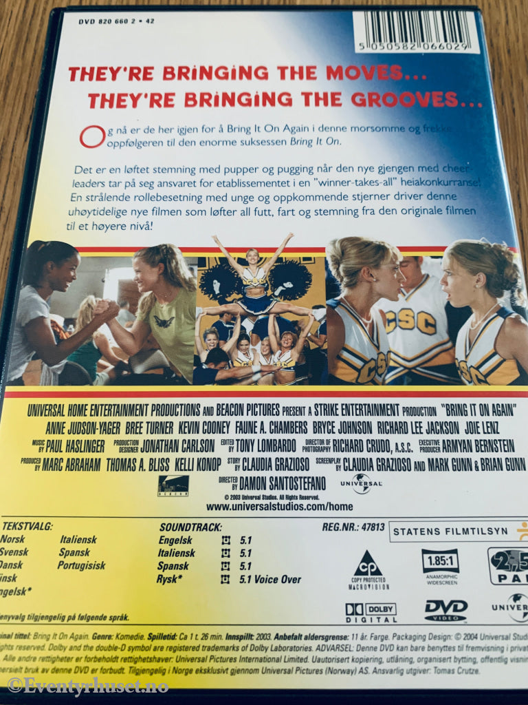 Bring It On Again (2004). DVD.
