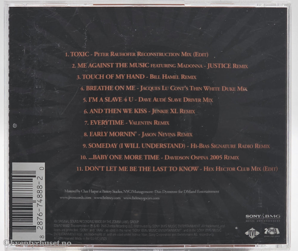 Britney Spears. 2005. B in the Mix: The Remixes. CD.