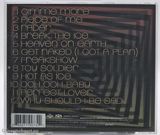 Britney Spears. 2007. Blackout. CD.