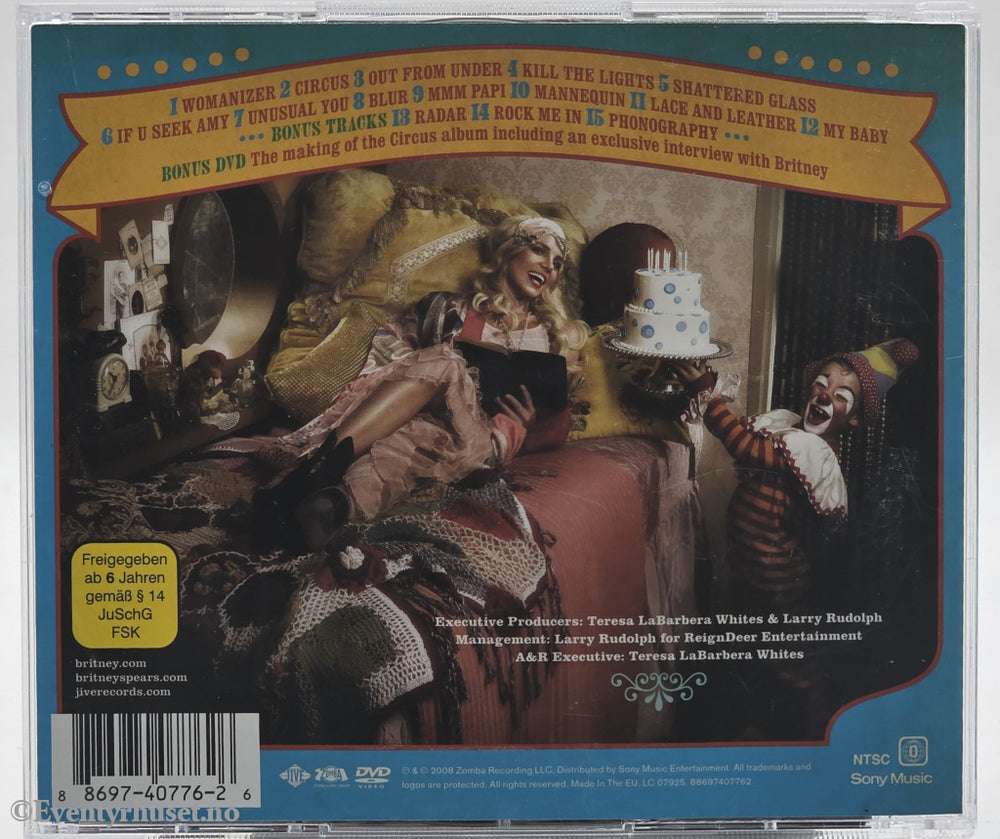 Britney Spears. 2008. Circus (Deluxe Edition). CD.