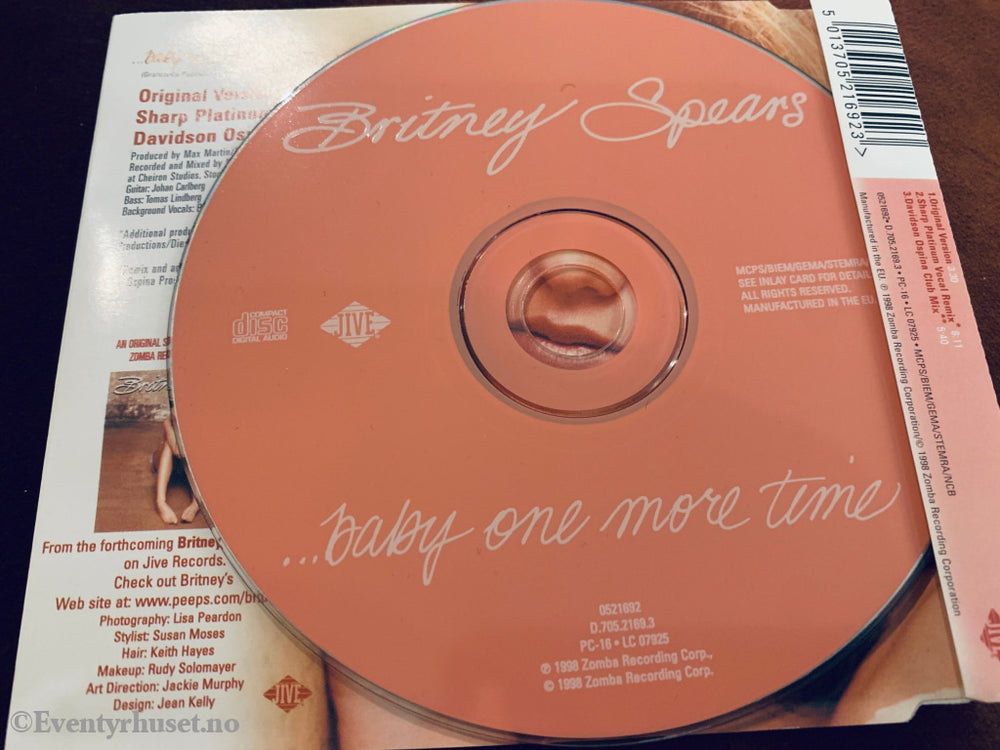 Britney Spears. ...Baby One More Time. 1999. CD.