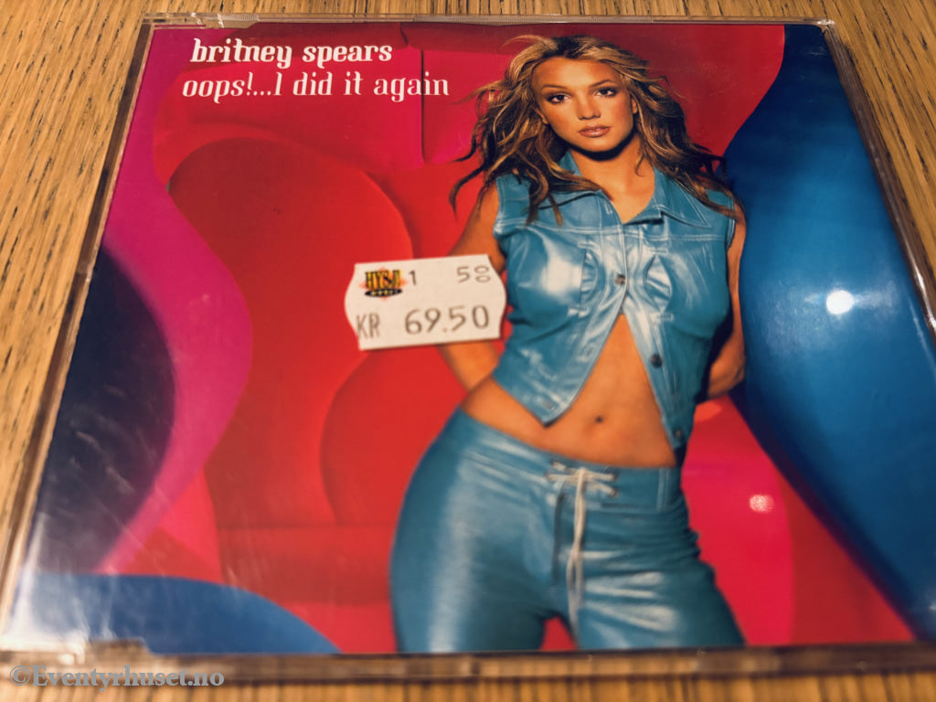 Britney Spears – Oops!... I Did It Again. 2000. CD.