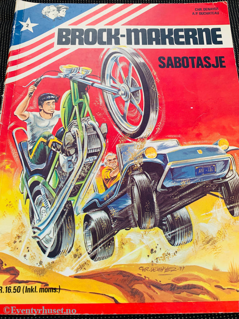 Brock-makerne 2: Sabotasje (1977). Tegneseriealbum.
