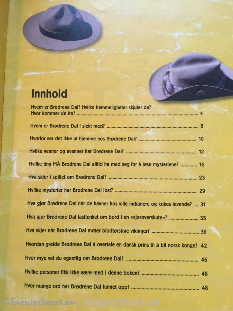 Brødrene Dal. 2005. Hemmeligheter Og Mysterier. Fortelling