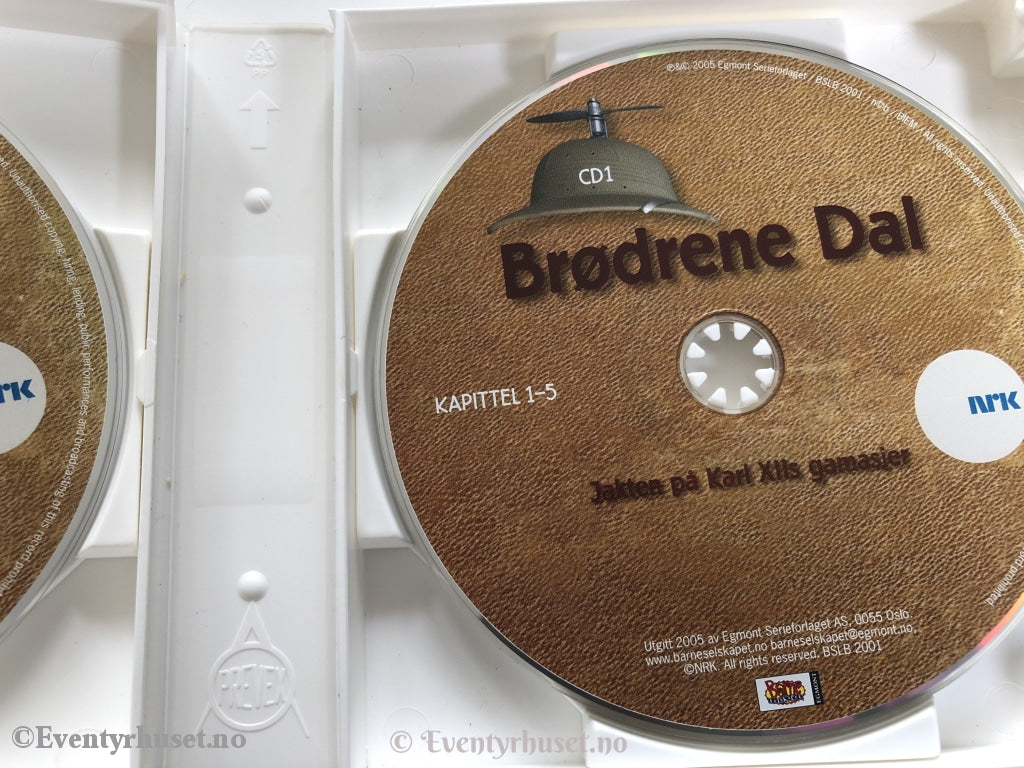 Brødrene Dal. 2005. Jakten På Karl Xiis Gamasjer. Lydbok 3Xcd. Cd