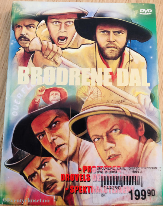 Brødrene Dal - Professor Drøvels Hemmelighet & Spektralsteinene. 1978/1981. Dvd Samleboks.