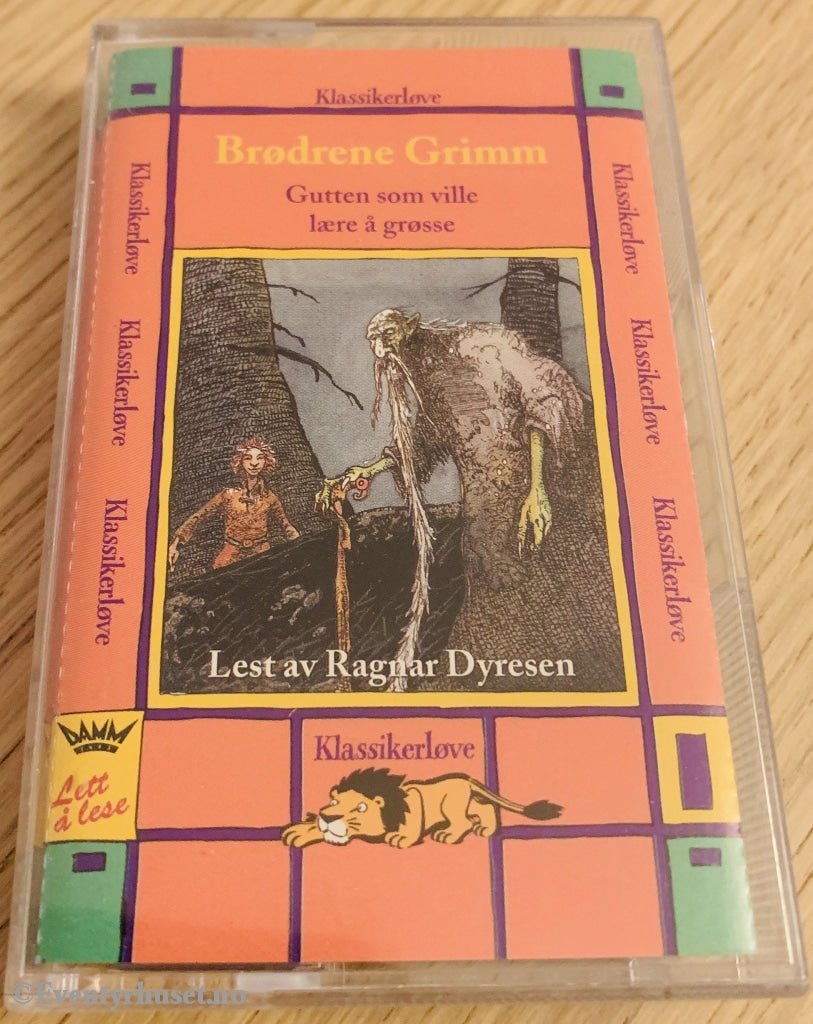 Brødrene Grimm. Gutten Som Ville Lære Å Grøsse. 1999. Kassett. Kassettbok