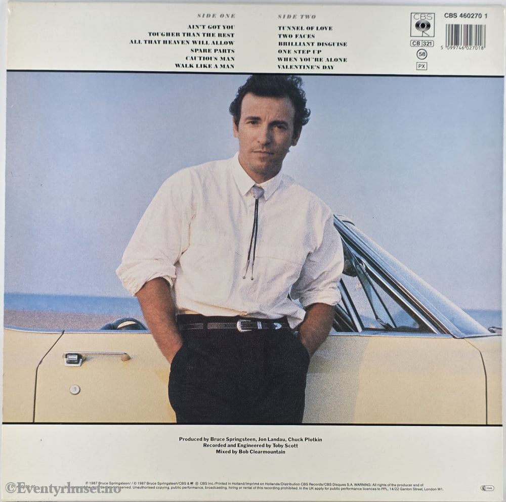 Bruce Springsteen. 1987. Tunnel Of Love. LP.
