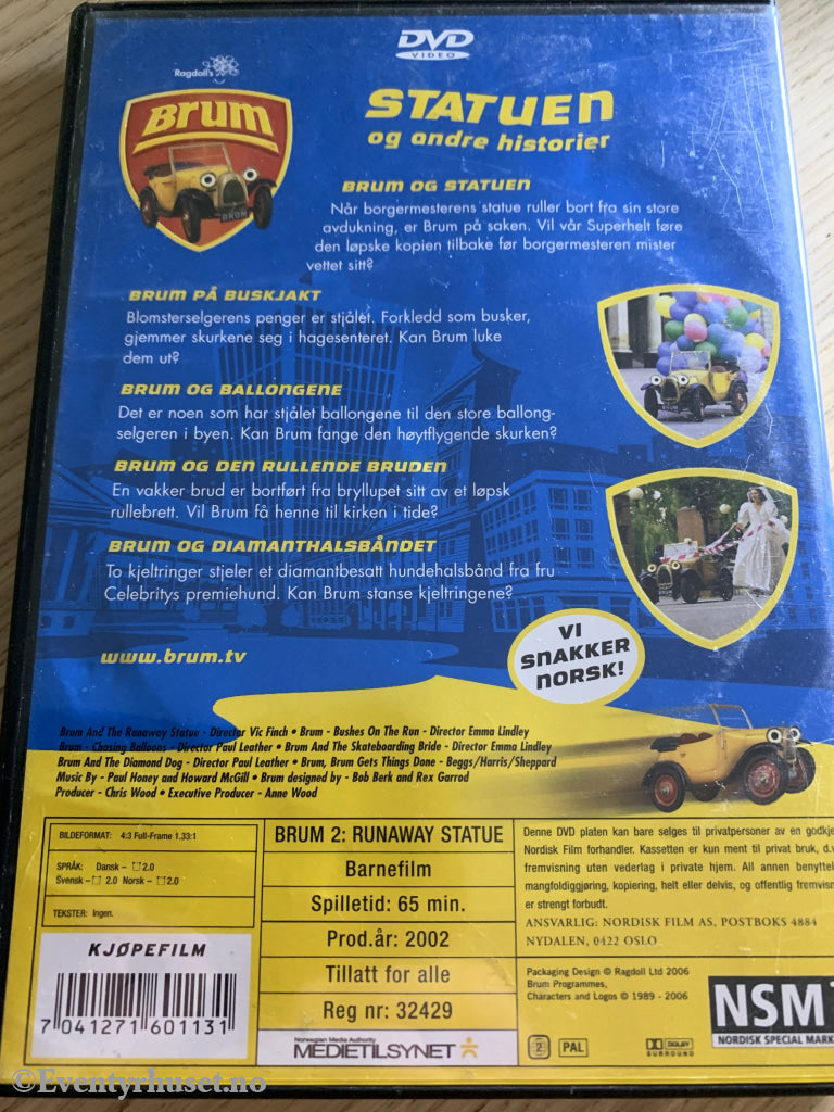 Brum. Statuen Og Andre Historier. 2002. Dvd. Dvd