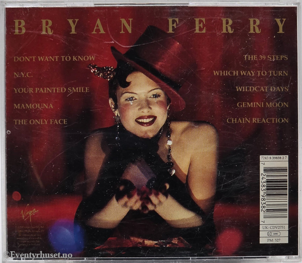Bryan Ferry. 1994. Mamouna. Musikk-CD.