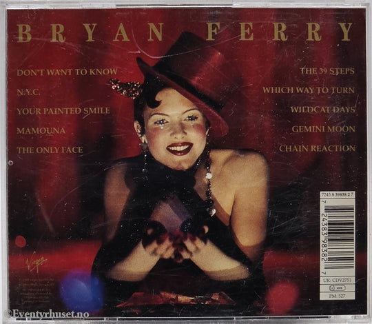 Bryan Ferry. 1994. Mamouna. Musikk-CD.