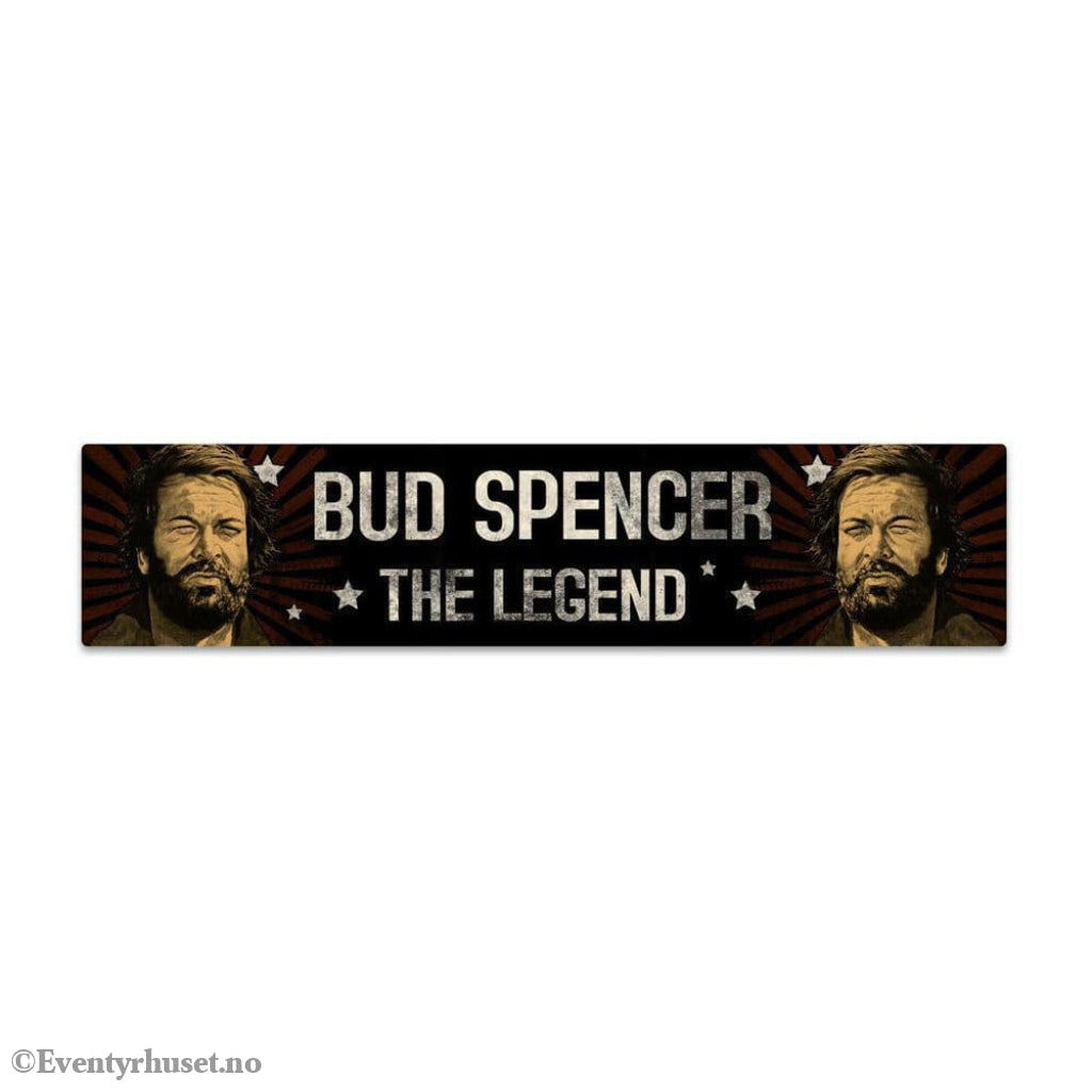 Bud Spencer Tin Sign with Magnet The Legend 16 x 3,5 cm Home & Gifts