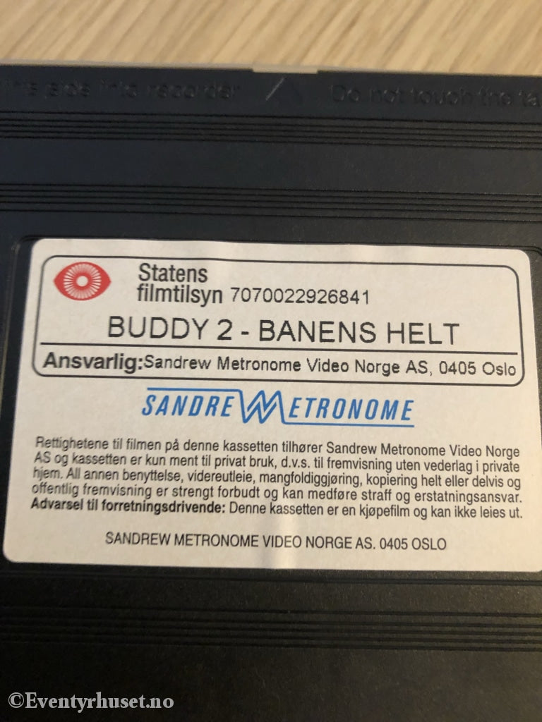 Buddy 2. Banens Helt. 1998. Vhs. Vhs
