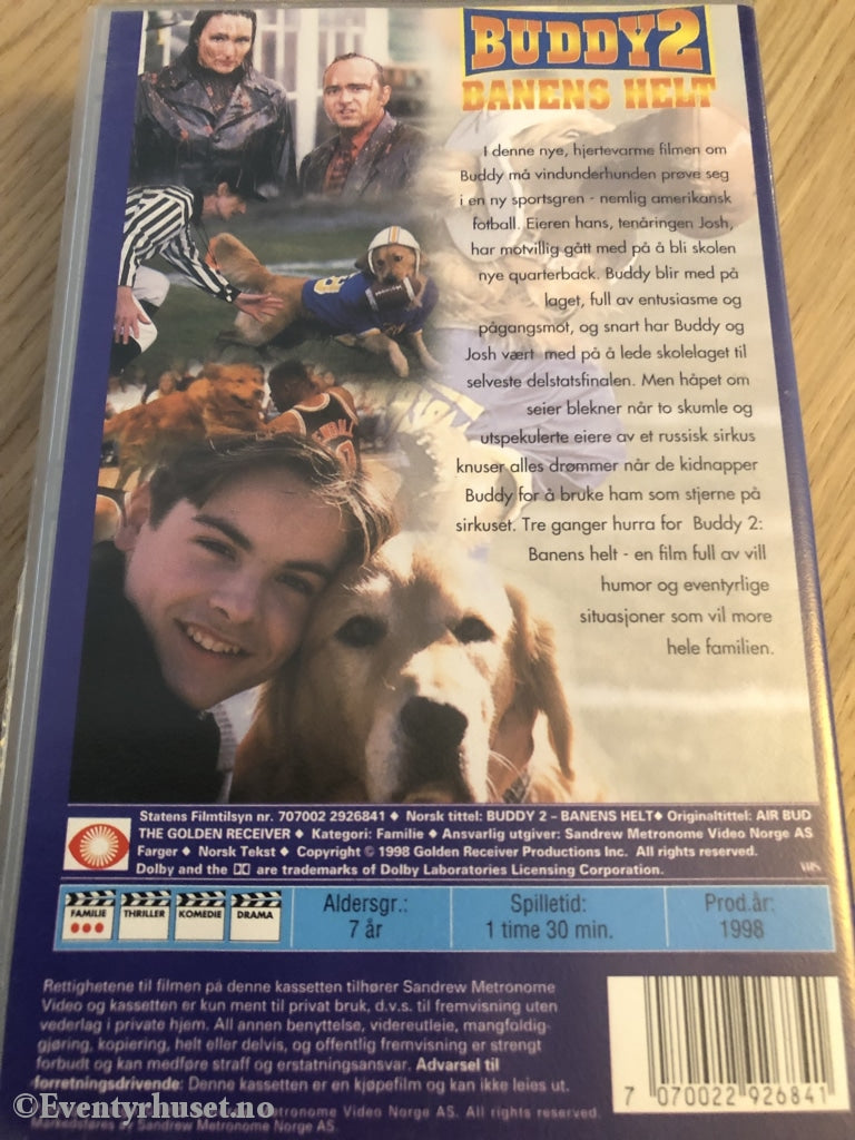 Buddy 2. Banens Helt. 1998. Vhs. Vhs