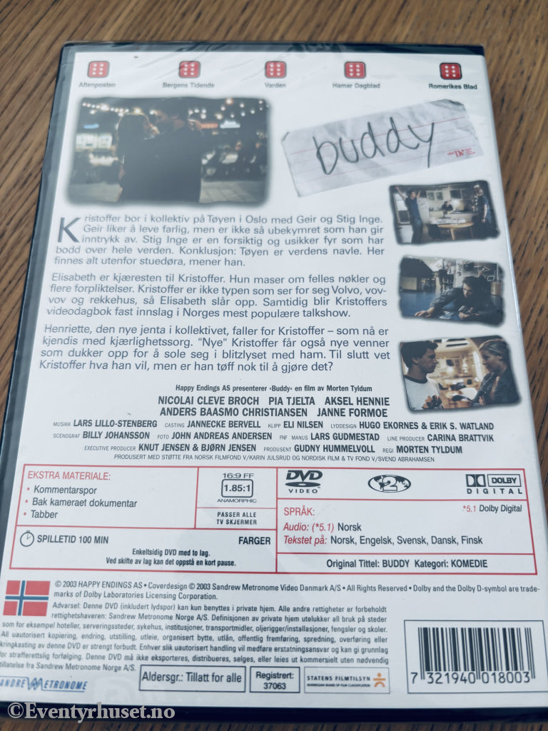 Buddy (2003). DVD. Ny i plast!