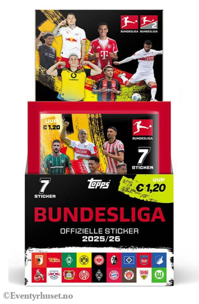 Bundesliga 2025/26 Sticker Collection Booster Display (50) Home & Gifts
