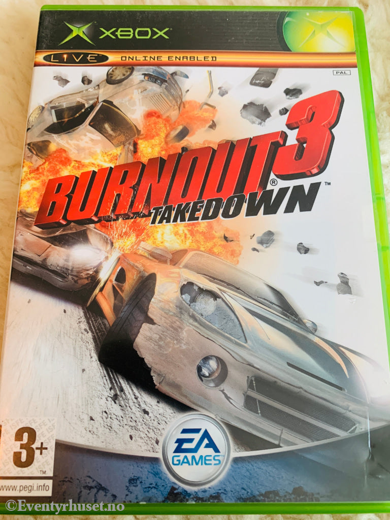 Burnout 3 Takedown. Xbox.