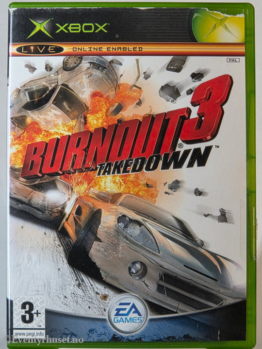 Burnout 3: Takedown . Xbox.
