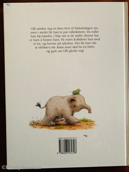 Burny Bos og Hans de Beer. Olli den lille elefanten. 1995. Barnebok.