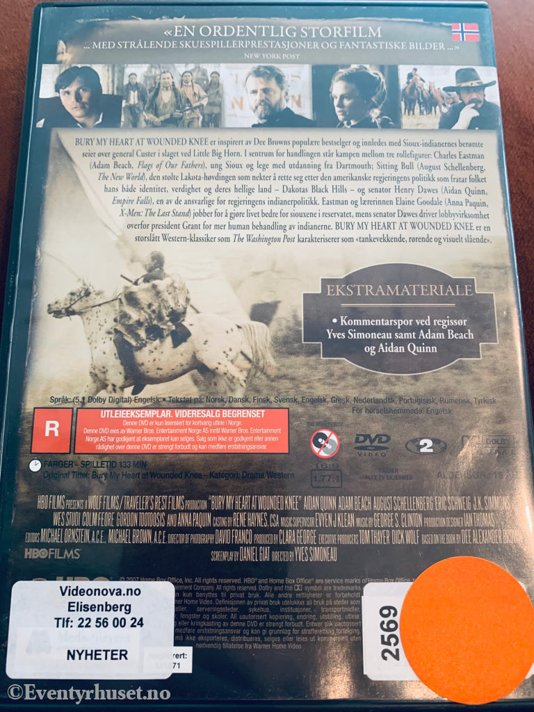 Bury My Heart At Wounded Knee. 2007. Dvd Leiefilm.