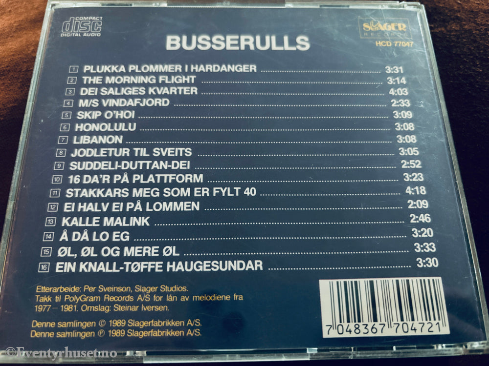 Busserulls - Jubalon: Busserulls Beste Gjennom 12 År. CD.